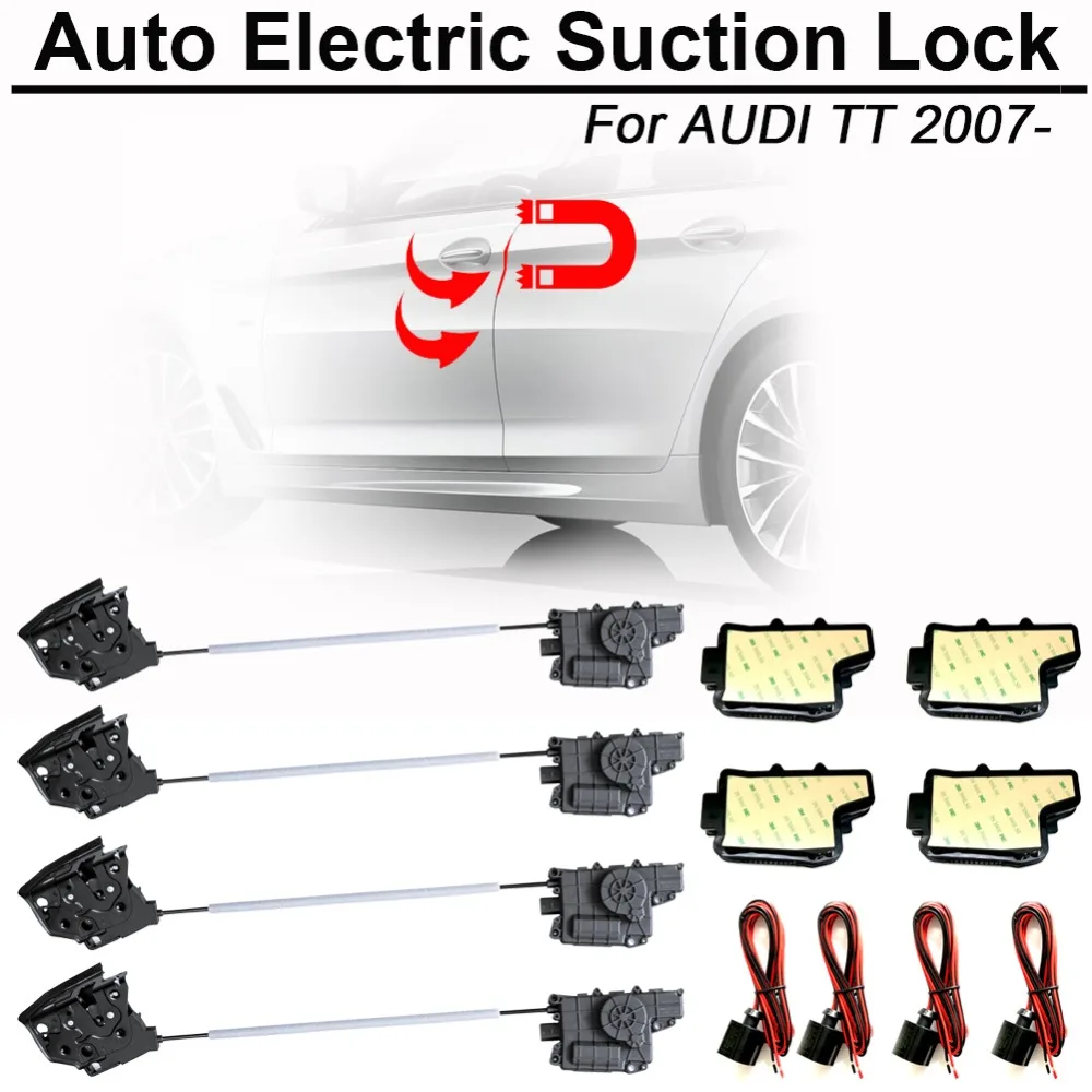 

CARBAR умный Автомобильный Электрический Всасывающий дверной замок для Audi TT 2007-Автоматический Мягкий закрывающий дверь супер тихий автомобил...
