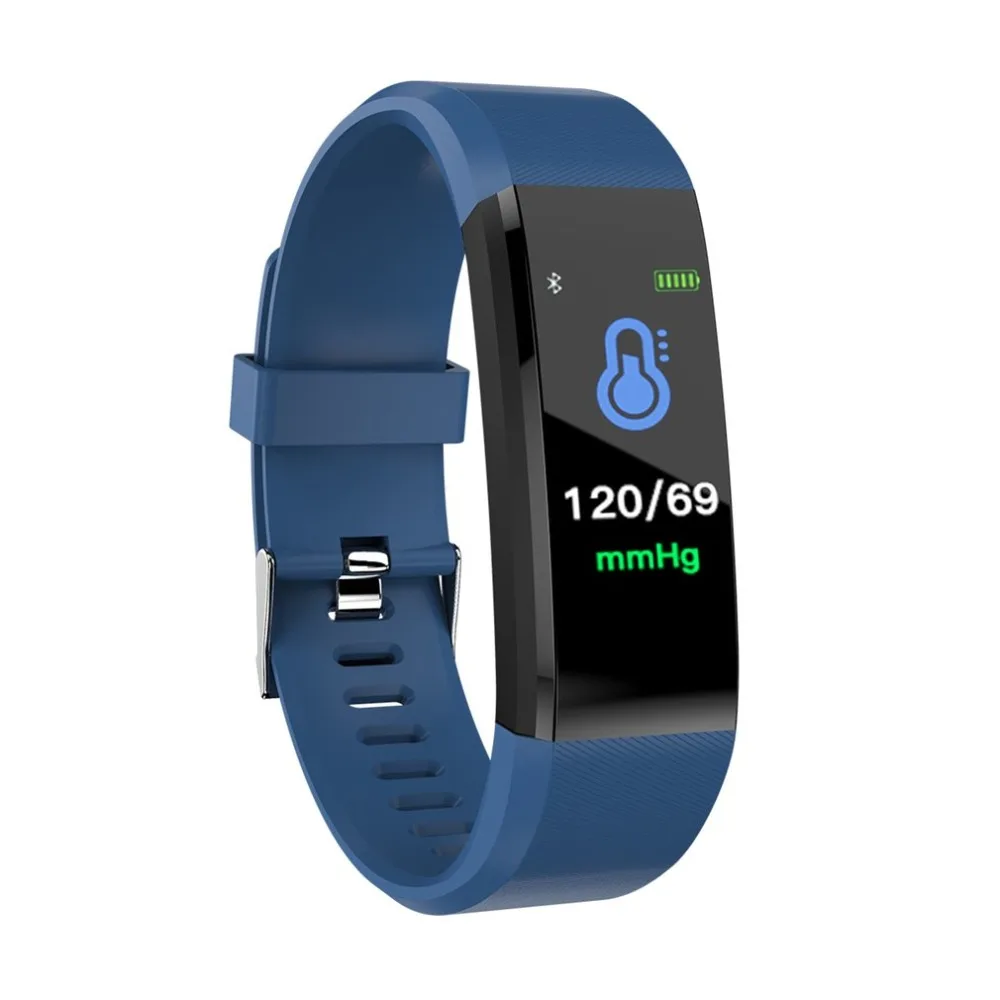 Smartch ID 115 PLUS Bluetooth Passometer Smart Band Heart Rate Monitor Fitness Bracelet IP67 Waterproof | Электроника