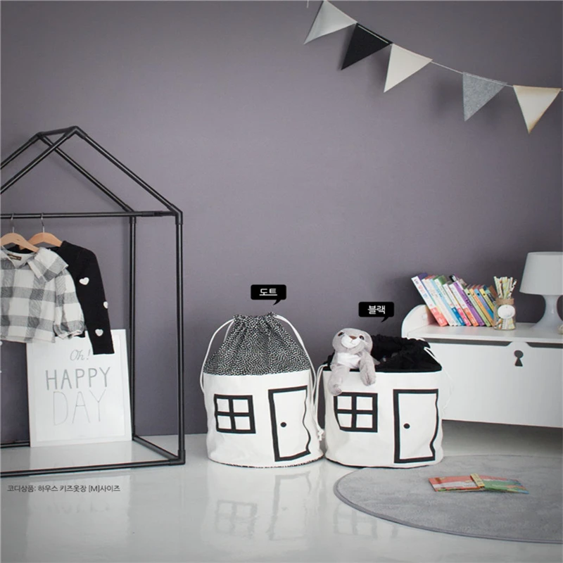 Сумка для хранения игрушек в форме домика INS сумка стирки набор карманов детской