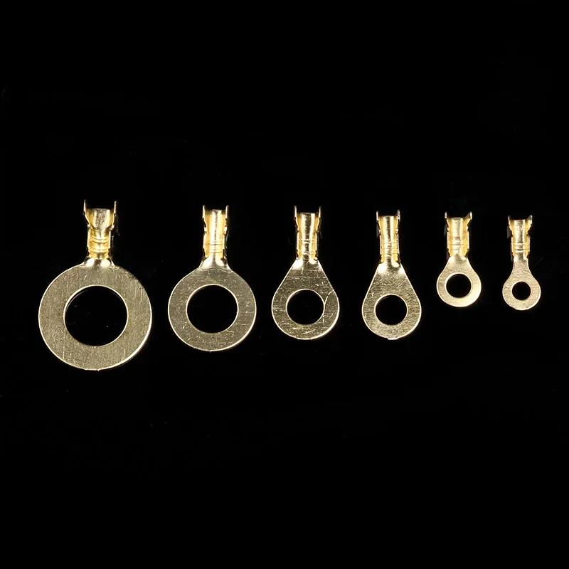 Кольцевые наконечники M3/M4/M5/M6/M8/M10 медные обжимные клеммы кабельные коннектор