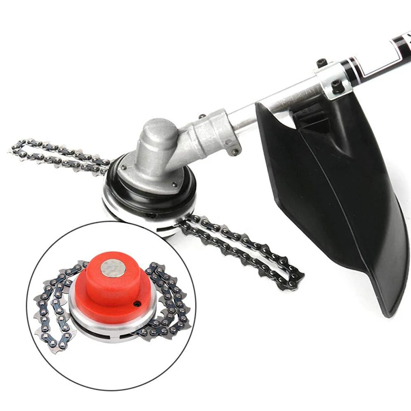 

Newest Universal Trimmer Head Chain Brushcutter Garden GrassTrimmer with Thickening Chain For Lawn Mower GardenTools Part