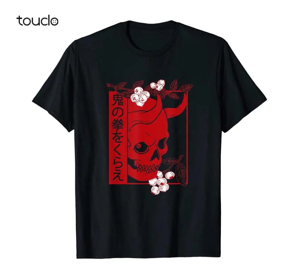 

Japanese demon art face Skull devil oni harajuku aesthetic T-Shirt