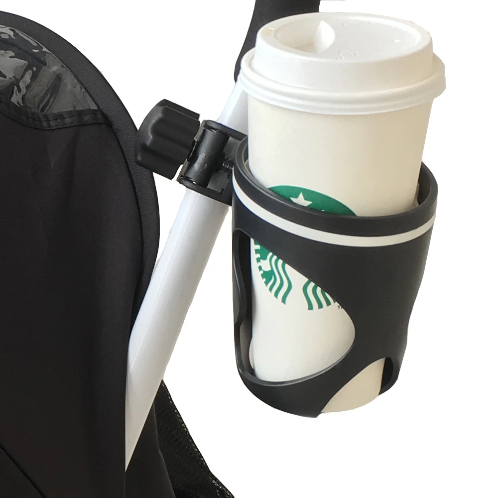 Baby Stroller Accessories High Quality Coffee Cup Holder and Shopping Hook Milk Bottle Rack