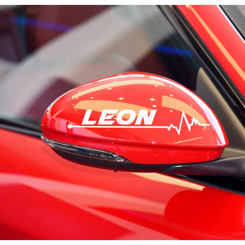 Автомобильная наклейка для зеркала заднего вида с царапинами Seat Leon Ibiza cupra Altea Belt