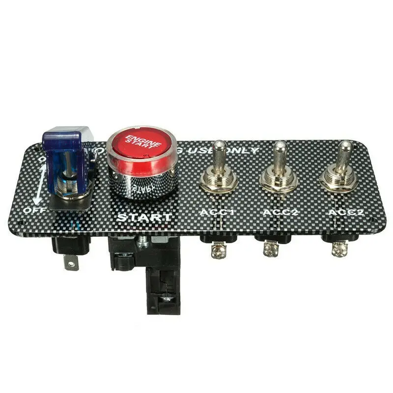 Панель переключателя зажигания 12 В для гоночного автомобиля светодиодный