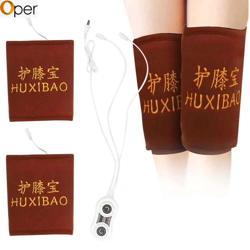 Унисекс Электрический наколенники травяной прижигания мокса облегчение боли