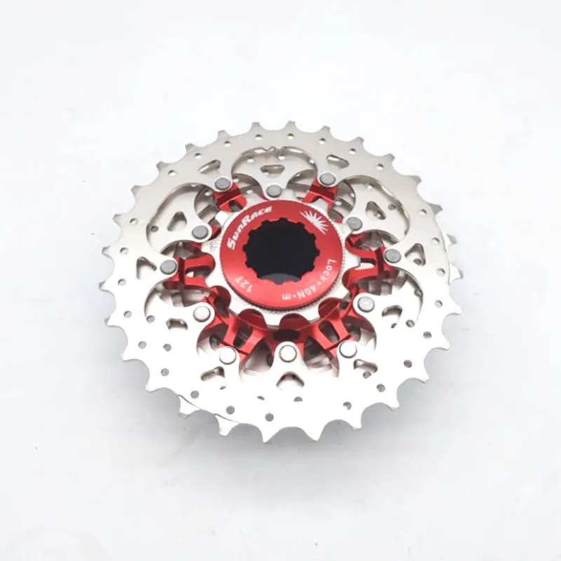 Sunracing CSRX0 Freewheel 10 speed 12-28T дорожная велосипедная кассета Freewheel Черный Серебряный велосипед запчасти