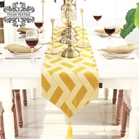 golden yellow dinner flag tablecloth tafelkleed geometric tea desk european american table runner nordic %d1%81%d0%ba%d0%b0%d1%82%d0%b5%d1%80%d1%82%d1%8c %d0%bd%d0%b0 %d1%81%d1%82%d0%be%d0%bb modern