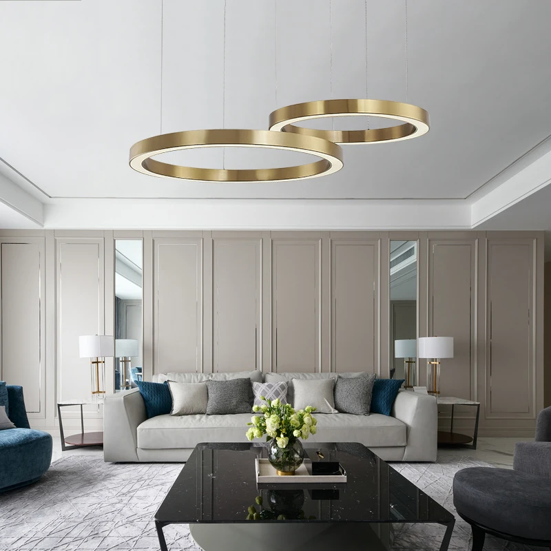 Роскошные светодиодсветодиодный подвесные светильники в стиле пост модерн