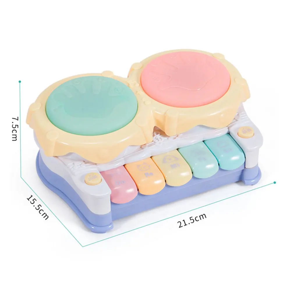 2в1 детский фортепианный барабан pat Музыкальные игрушки ручной головоломка