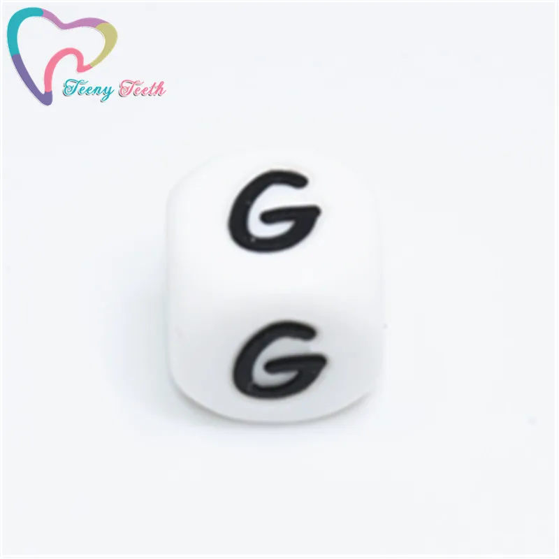 10 шт. силиконовые бусины в виде букв G|Бусины| |