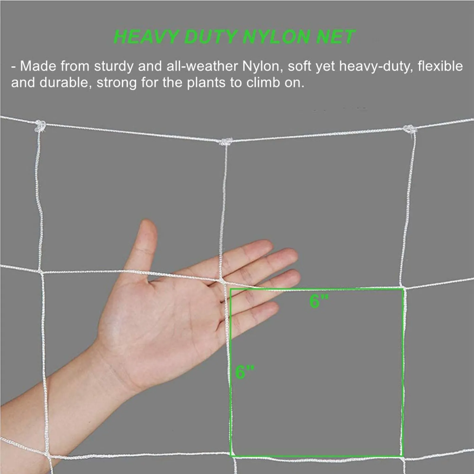 Сетка защитная Тяжелая для растений прочная сетка поддержки роста вьющихся
