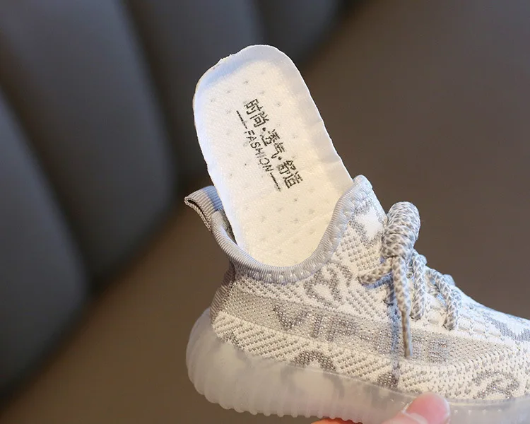 

New Arrival Kid Casual Shoes Kids White Sneaker Mesh Boys Girls Baby Running Soft Bottom Casual Sports Sneakers for Children