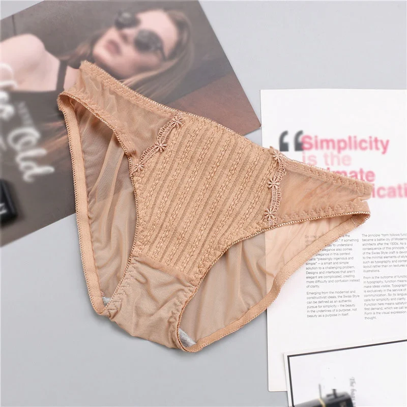 

Sexy Bra Brief Set Triangle Cup Girls Bra Set Gathered Solid Color No Steel Ring Sexy Thin Lace Bow Bra Set With Panties