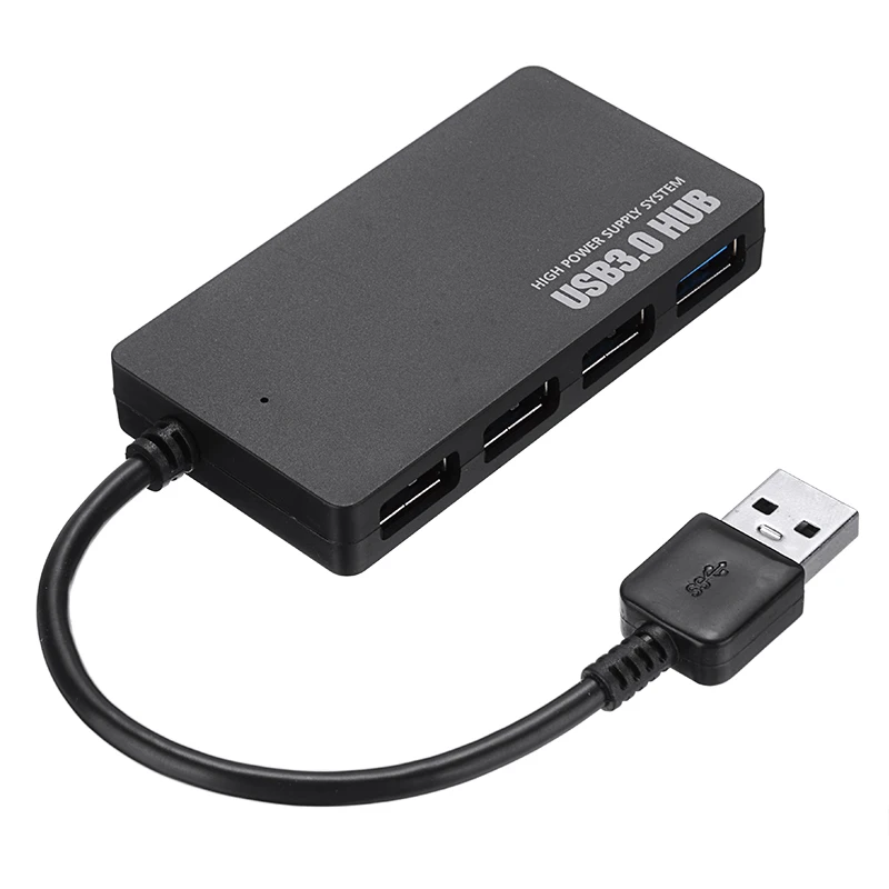 Портативный USB 3 0 концентратор питания 4 порта распределитель данных Superspeed