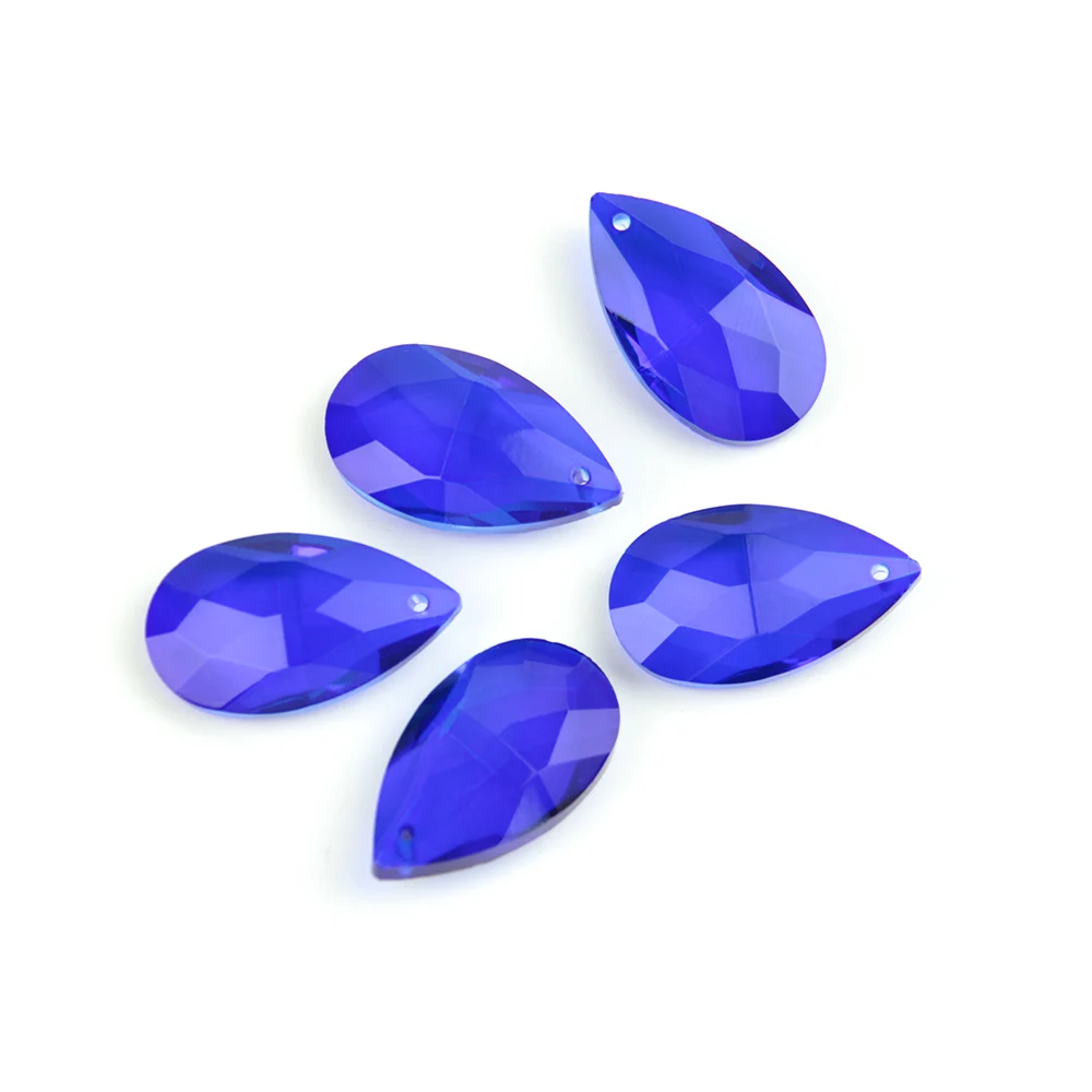 

Dark Blue 38mm/50mm/63mm/76mm Chandelier Glass Spare Parts Pendent Crystal Chandelier Lighting Decoration