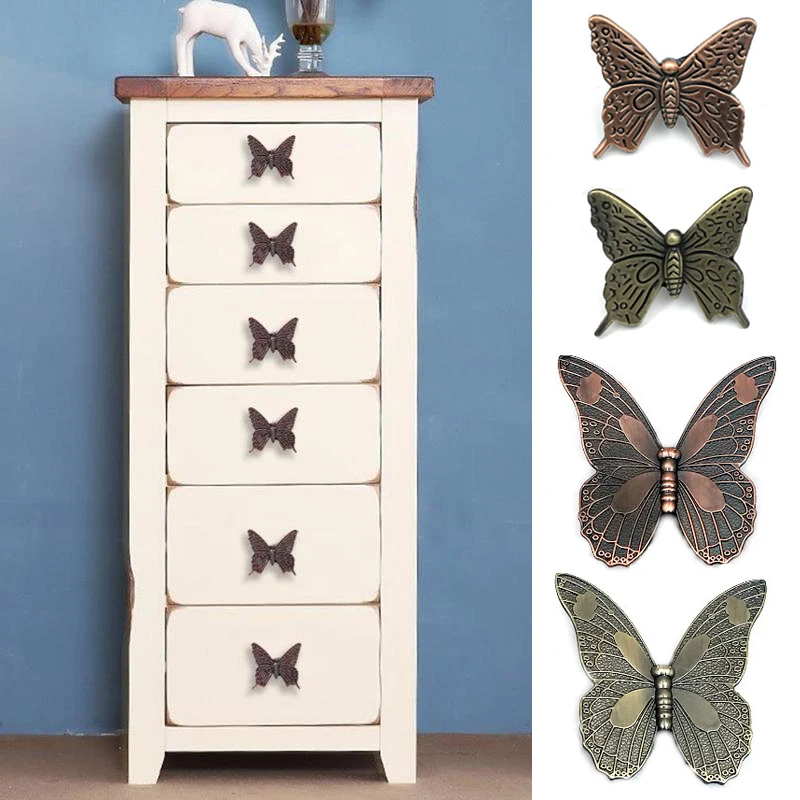 

Butterfly shape handle Cabinet Drawer Handle furniture handle Zinc Alloy Durable Handle Home Beautify shoe cabinet cupboard Knob