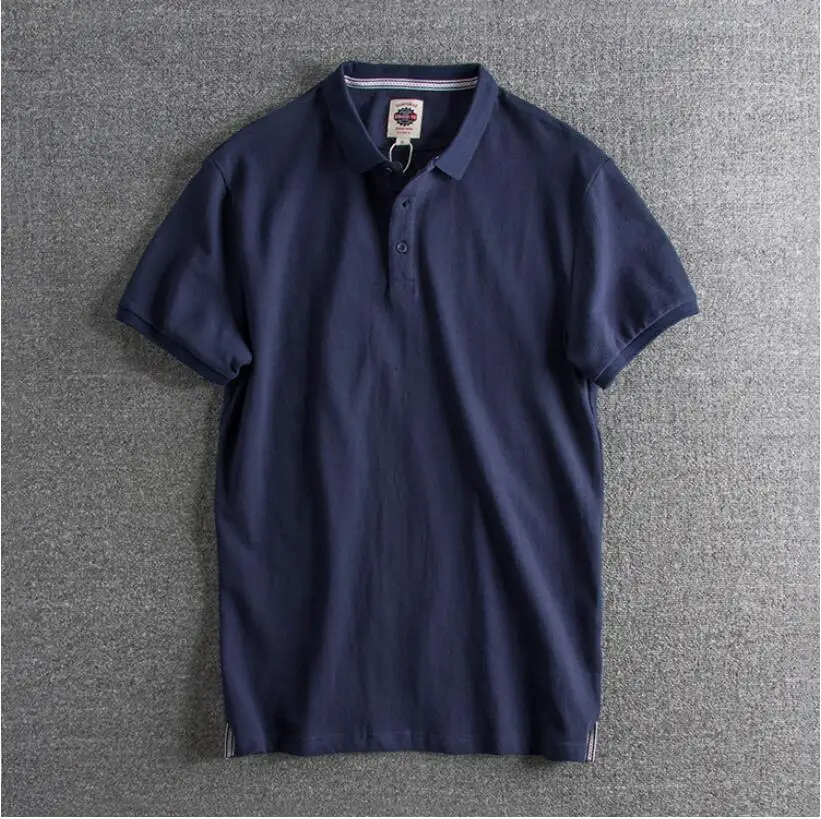 

Clothing Men Polo Shirts Men Business Casual Solid Male Polo Shirt Short Sleeve Breathable Polo Shirts men