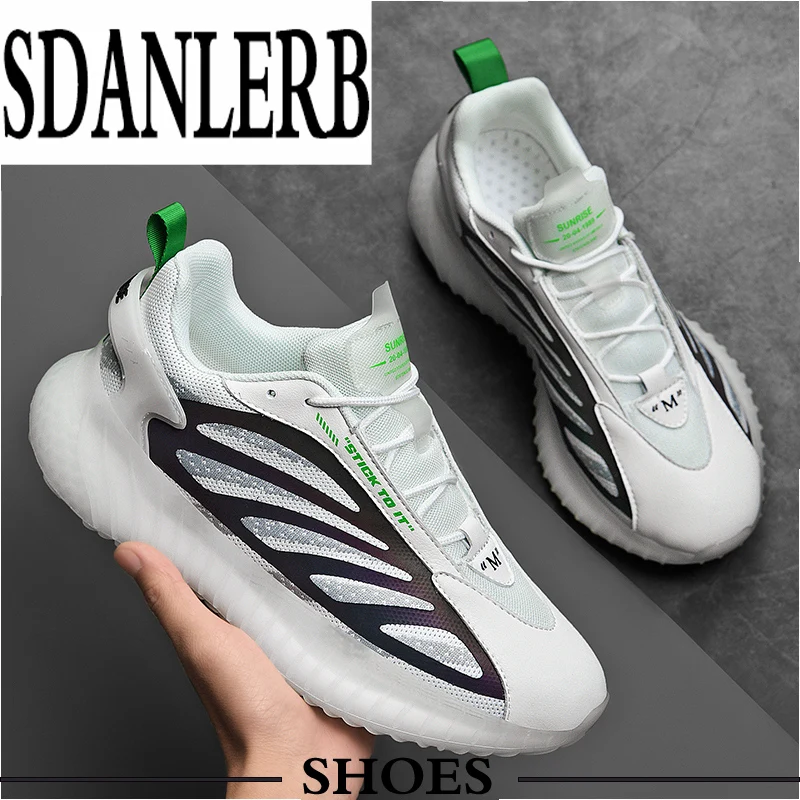 

2021 Spring Fashion Men's Sneakers Breathable Casual Male Shoes Chunky Sneakers Height Incresasing Man Footwear