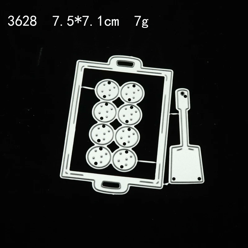 

New Design Metal Cutting Dies Pancake Spatula Cookies Craft Stencil Scrapbooking Handmade Card Make Shape Album Decoration Model