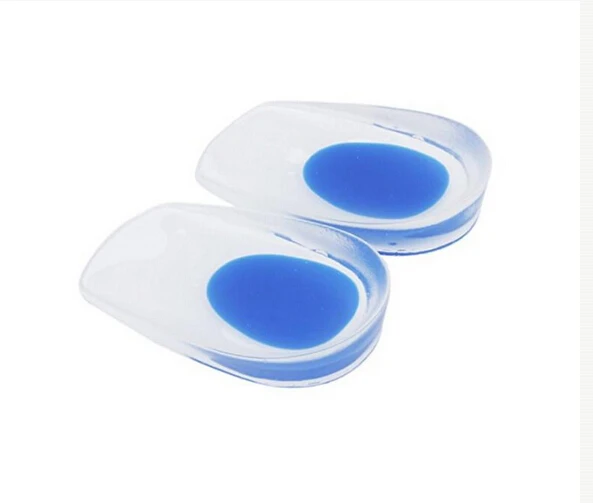 Plantillas de Gel de silicona para el talón para hombre y mujer, almohadillas suaves para aliviar el dolor de pies, almohadillas para zapatos