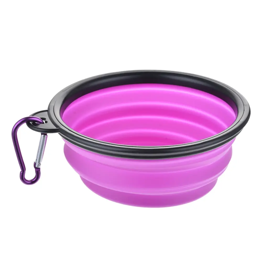 G119348 Миска для собак для путешествий, складная силиконовая миска для собак, кормушка для воды, контейнер для еды, аксессуаров для домашних питомцев собак Складная миска для собаки, наряд - Цвет: G119348