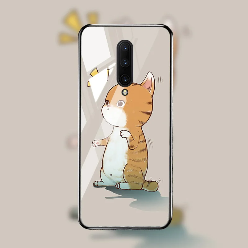 M021 Чехол из закаленного стекла для Oneplus 7T 7 Pro чехол s On для One plus 7T 7 Pro Чехол Coque Funda Bumper Coque для OnePlus 7 Pro - Цвет: M021