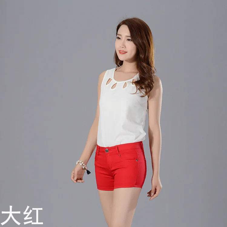 Новинка 2019 модные повседневные шорты с эластичным поясом изысканно Доступные |