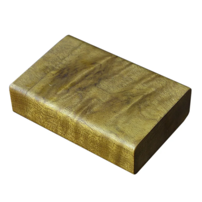 Сигаретная коробка из твердой древесины материал с отверстиями золотой наньму