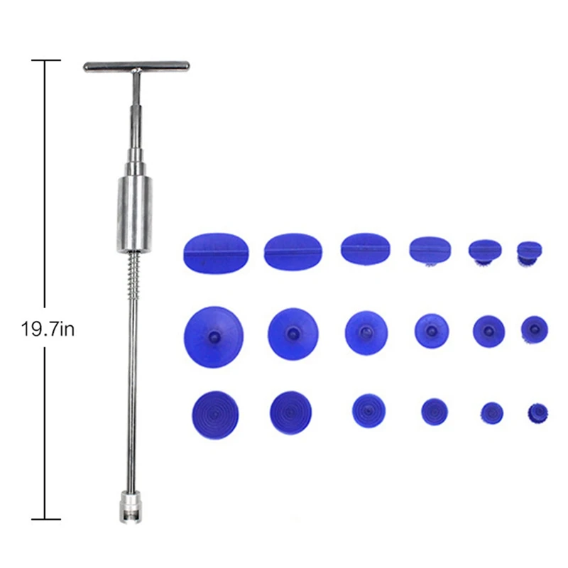 vender Corpo Do Carro Ferramenta De Reparo Paintless Dent Plástico Remoção Slide Martelo Cola Extrator Tabs Almofada Reparação Automóvel Conjunto Ferramentas