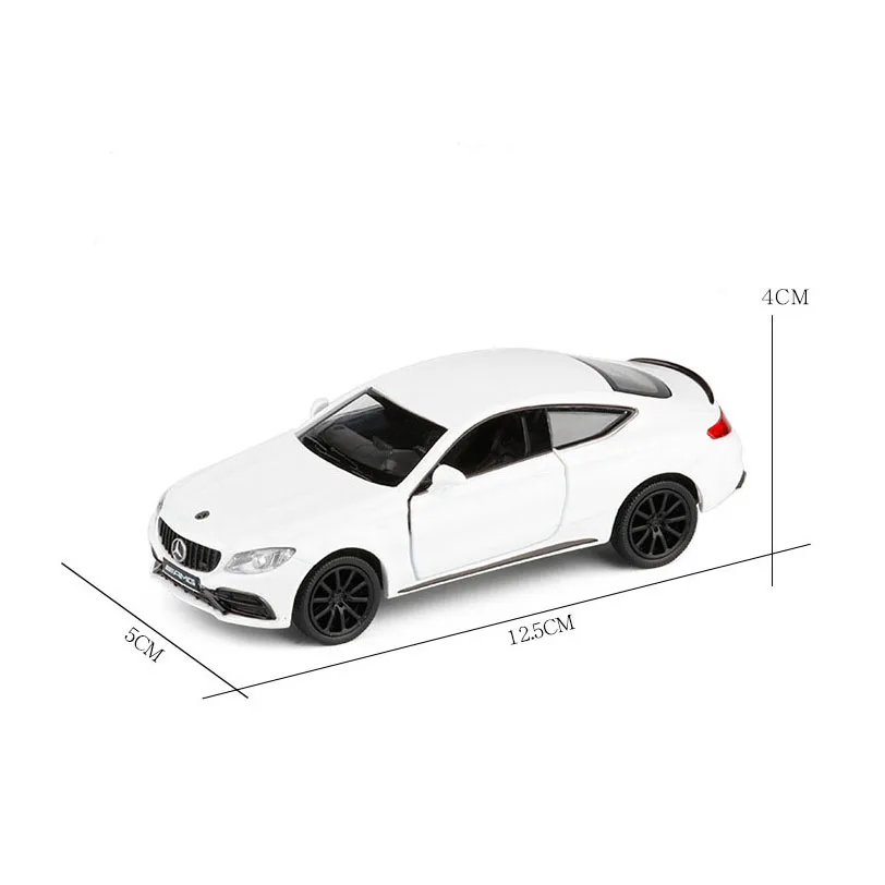 1:36 C63S AMG игрушечные автомобили сплав тяговый обратный мини автомобиль Реплика