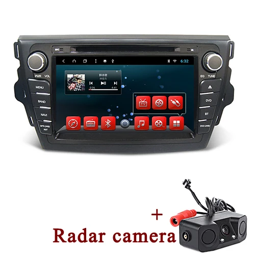 YAZH 32GB 1080*600 Автомобильная головная установка для Great Wall C30 Aftermarket gps-навигация Android автомобильный стерео DVD CD плеер Авто радио - Цвет: with Radar camera