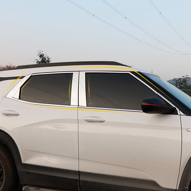 Стайлинг автомобиля отделка всего окна для Chevrolet Trailblazer 2020 настоящее время