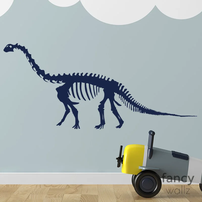 Виниловая наклейка на стену в виде кости динозавра внутренняя Наклейка