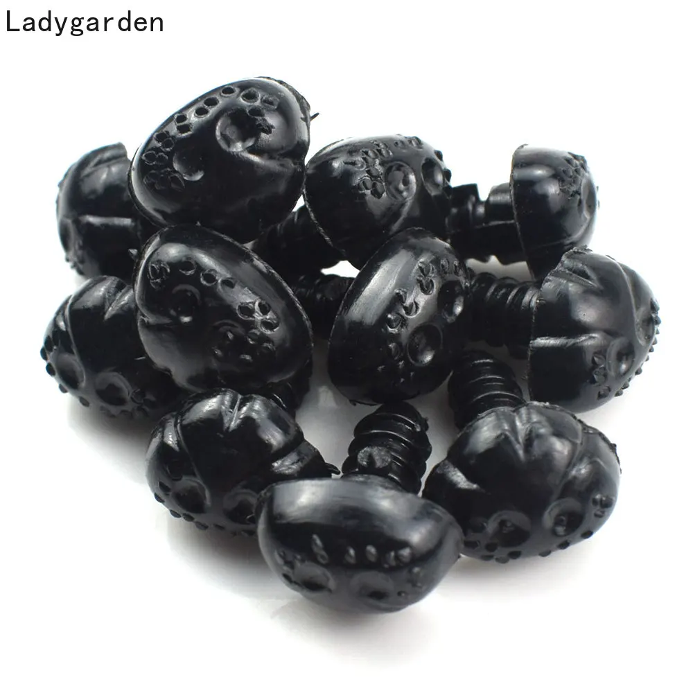 

100PCS Dog Animal Plastic Doll Nose with Washers for Diy Crafts Sewing Making Materials Nose Thread End Washer Buckle DIY Toy