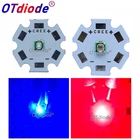 Светодиодная лампа-излучатель для выращивания растений, насыщенный Синий, 3535 нм, 20 шт.лот, 3 Вт, Нм