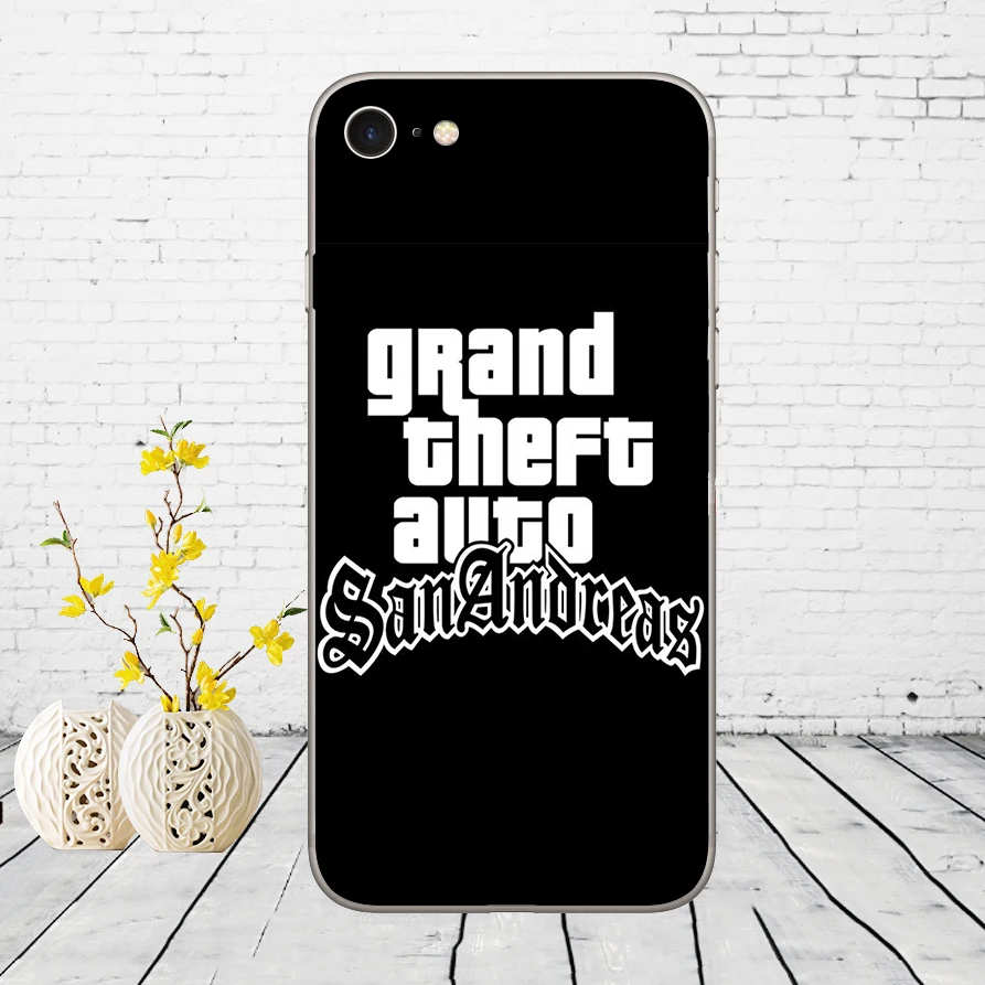 33DD Grand Theft Auto GTA V Мягкий силиконовый чехол для iphone 5 5s se 6 6s 8 plus 7 Plus X XS SR MAX|Бамперы| |