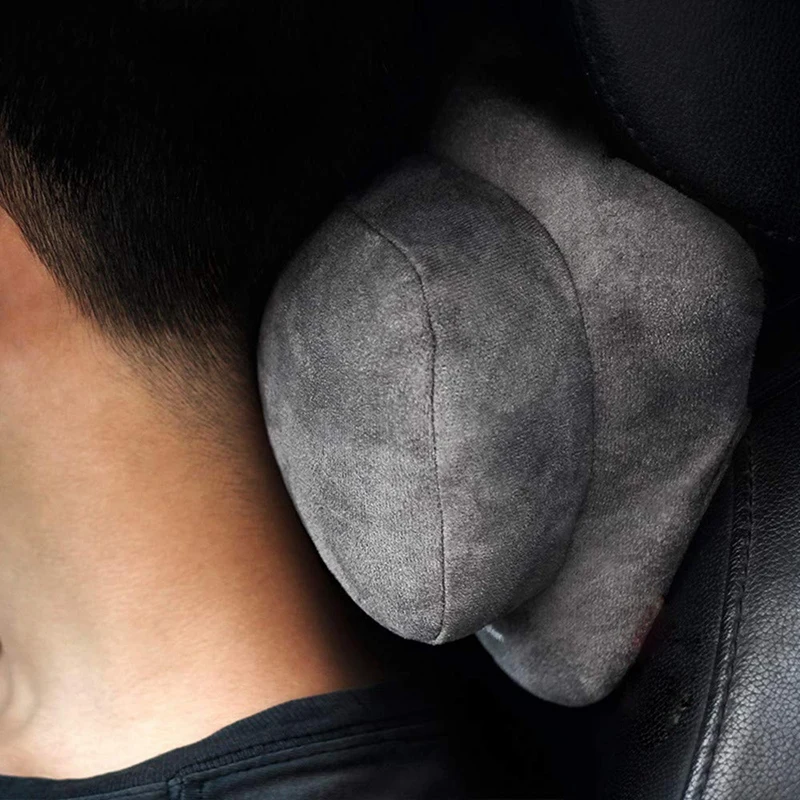 Автомобильные аксессуары для интерьера Подушка с защитой шеи 2 в 1 двойная