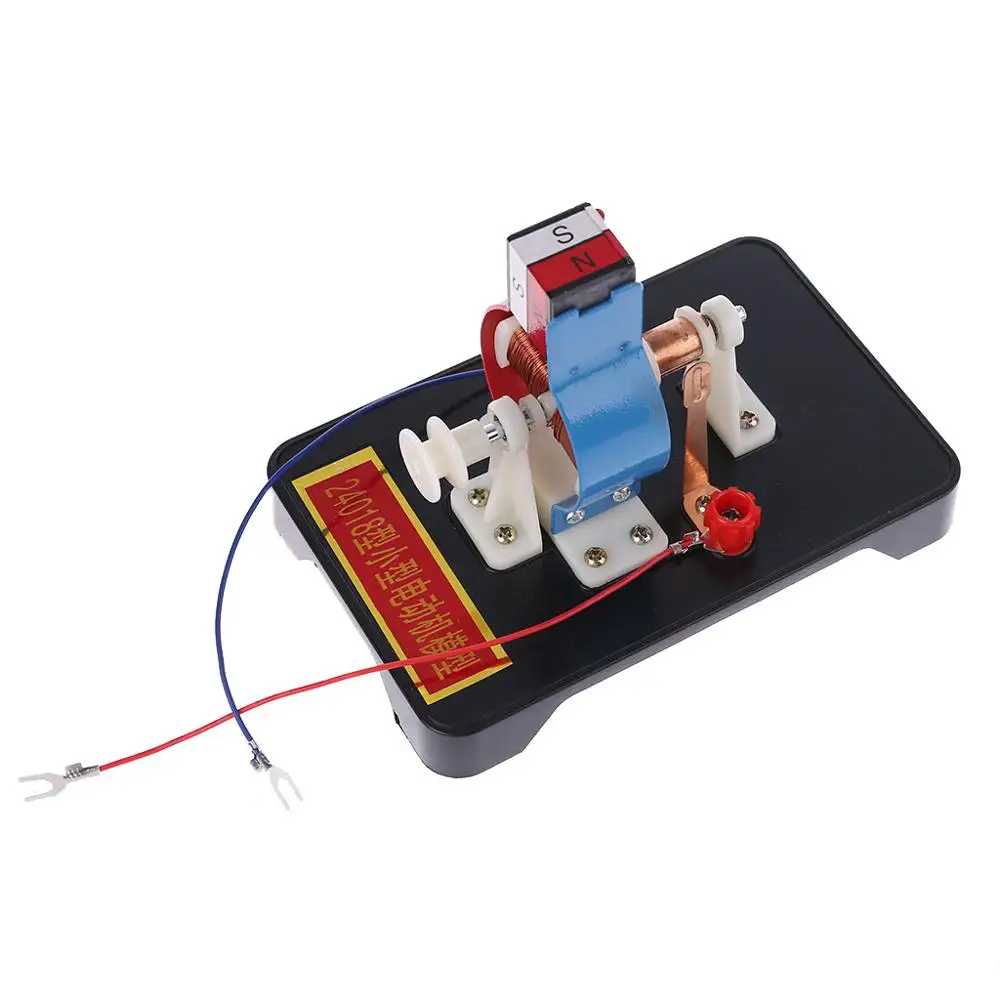 DIY простой электродвигатель постоянного тока Модель собрать комплект для детей