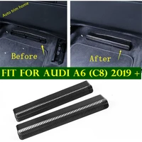 accessories car styling seat under heat floor air conditioner ac duct vent outlet cover protect kit for audi a6 c8 2019 2022