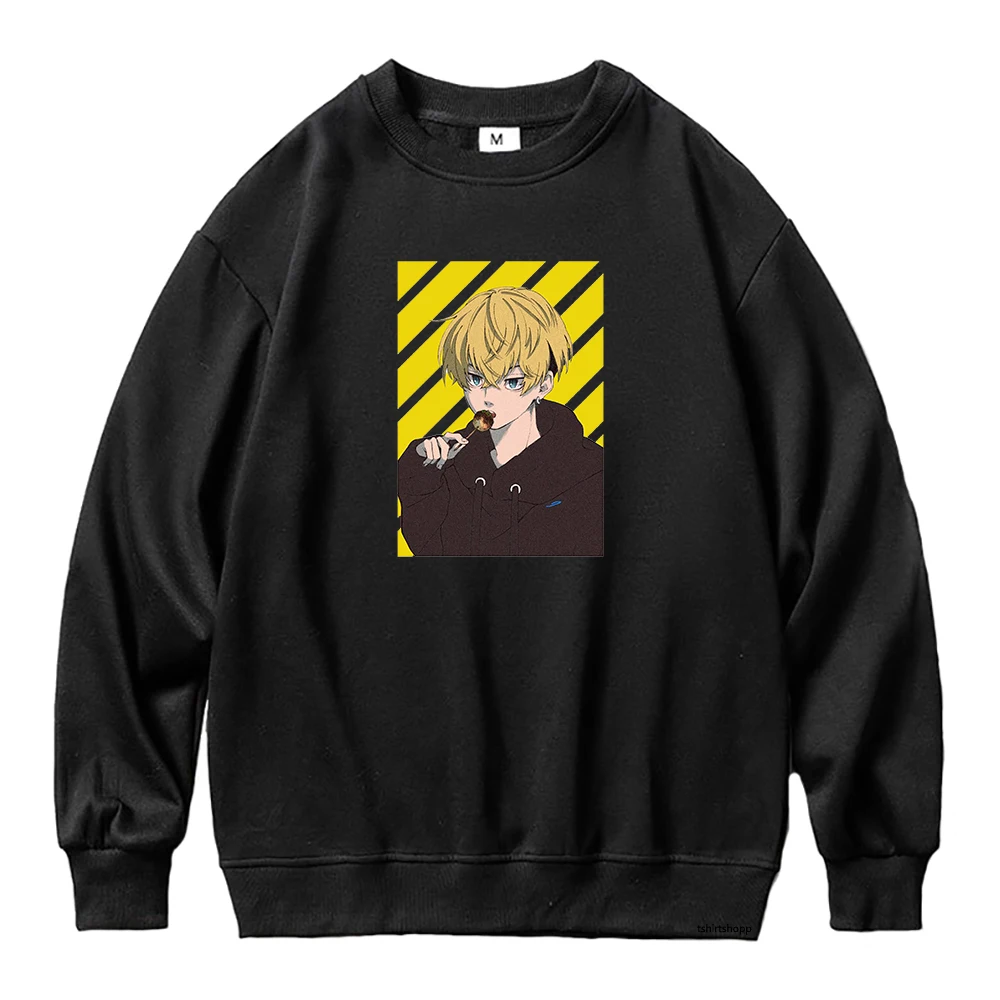 

Manjiro Sano Hoodie Women Anime Loose Tokyo Revengers Hoodies Woman Manga Oversized Hoody Fleece Crew Neck Pullover Sweatshirts