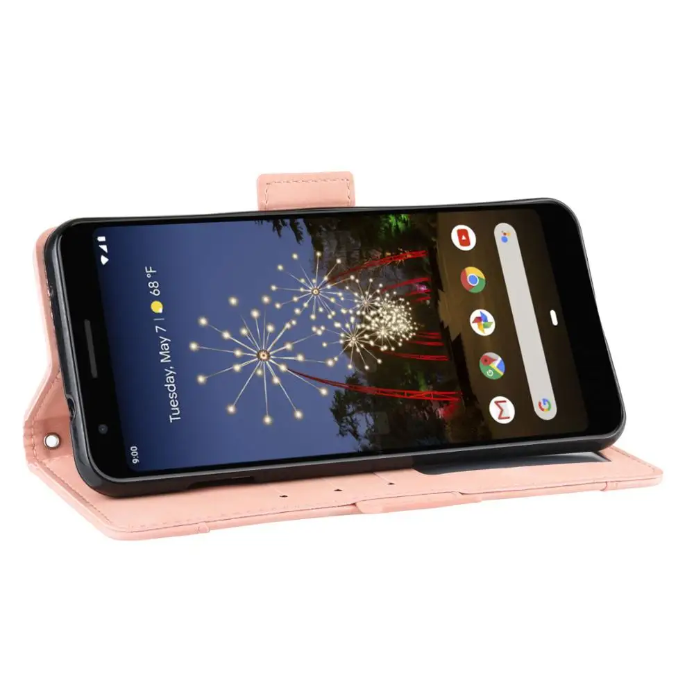 Matte Leather Rotate Multi-card Slot Wallet Flip Case For Google Pixel 4 4XL 3A XL With Photo Frame |