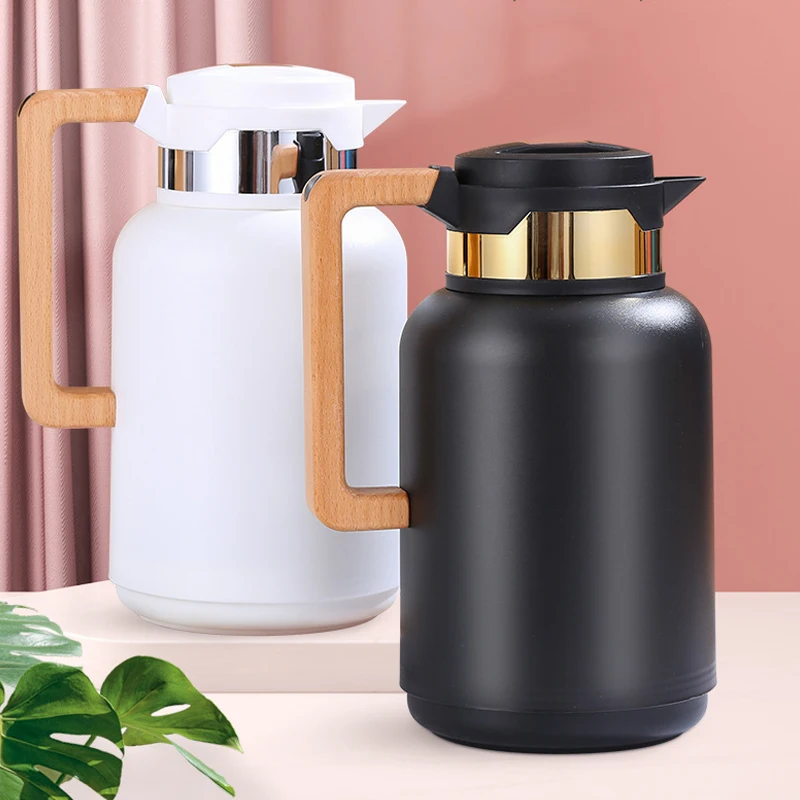 

Large-capacity Nordic Japanese-style kettle simple household insulation coffee pot creative portable gift boiling water bottle