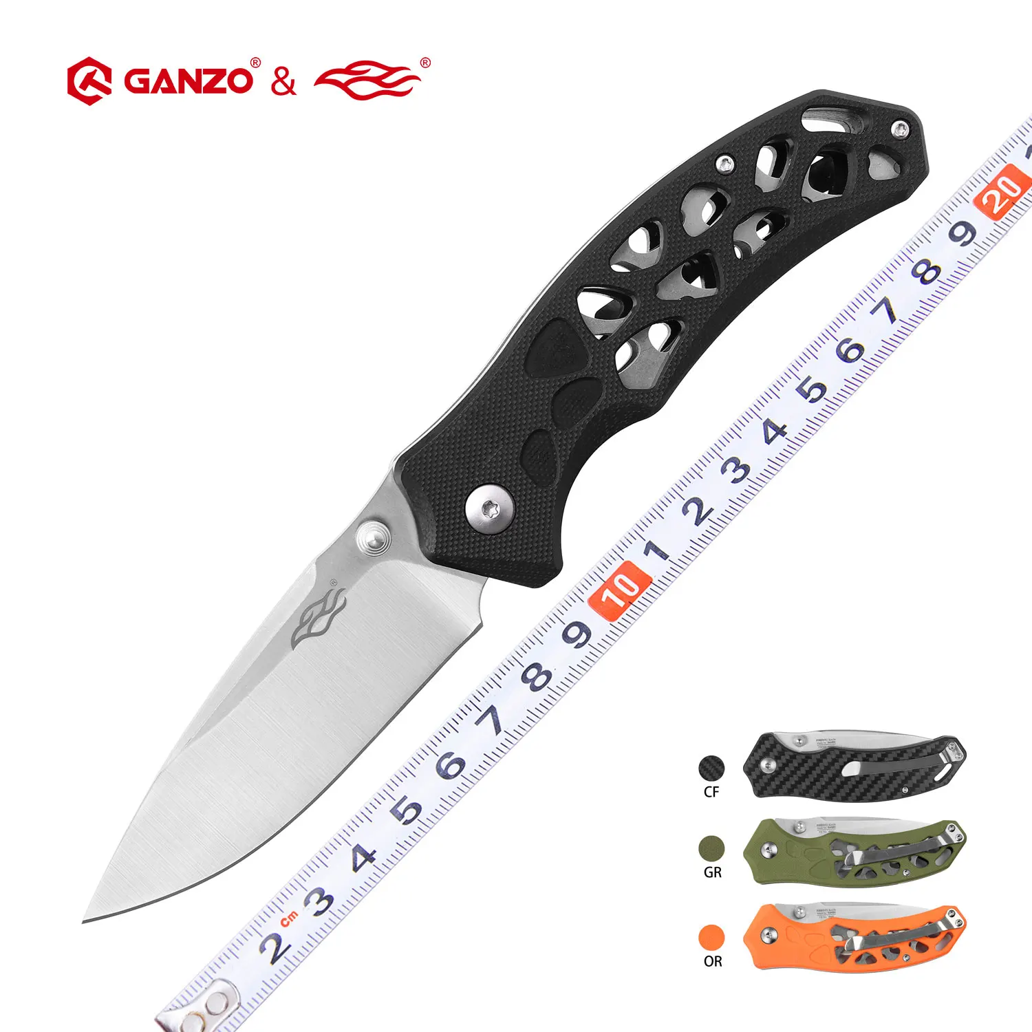 Ganzo Firebird FB7631 58 60HRC 440C G10 или ручка из углеродного волокна с шарикоподшипником