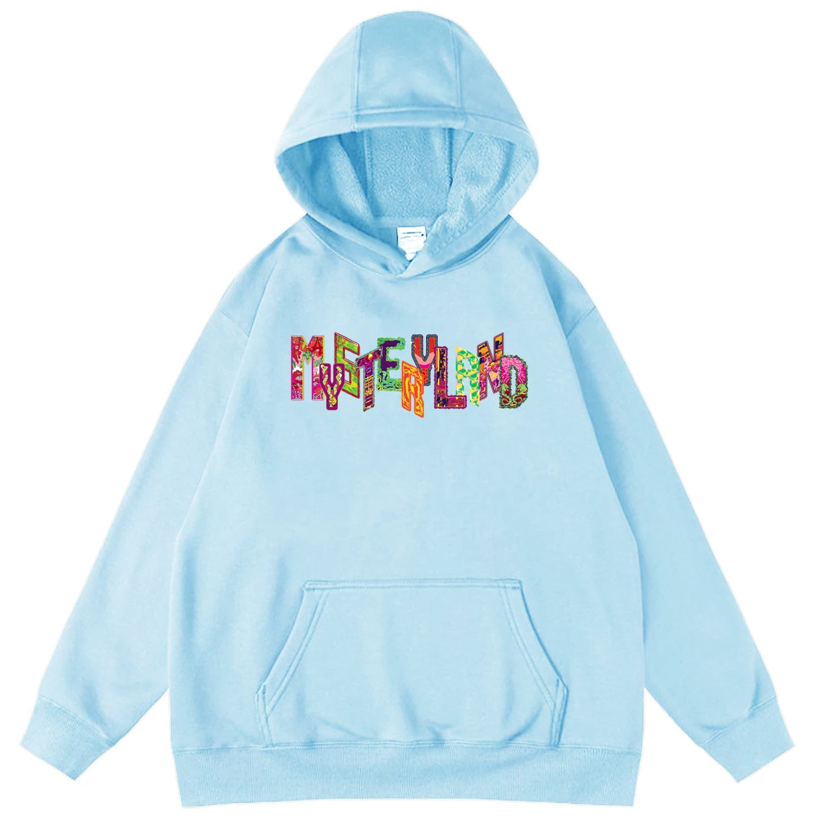 

Mysteryland Harajuku Printed Over Size Loose Hoodie Cartoon Character Pullover Hip Hop Men's Hoodies Anime Men's Sweatshirts