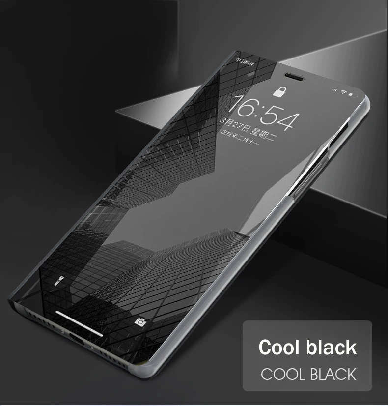 Cool black Чехол-книжка из искусственной кожи чехол для huawei HONOR 8S 8A 8C 8X 10i 10 9 8 Lite модный дизайн светильник флип чехол Обложка Книги - Цвет: Cool black