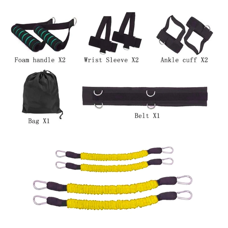 

F1FD Elastic Resistance Training Sports Bands, Fitness Equipment for Foot Training