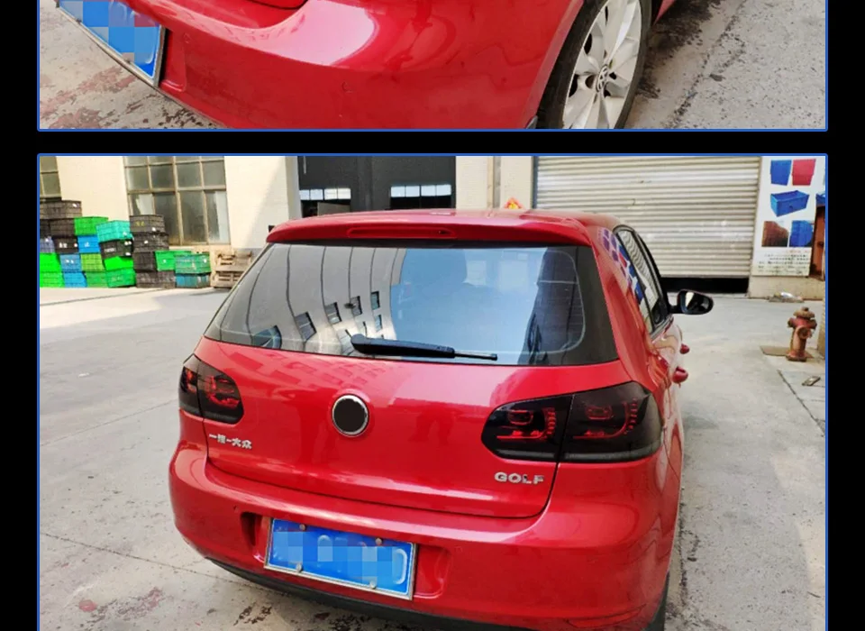 АКД Тюнинг автомобилей задние фонари для VW Golf 6 Golf6 MK6 R20 задние фонари светодиодные DRL ходовые огни противотуманные фары динамический световой сигнал