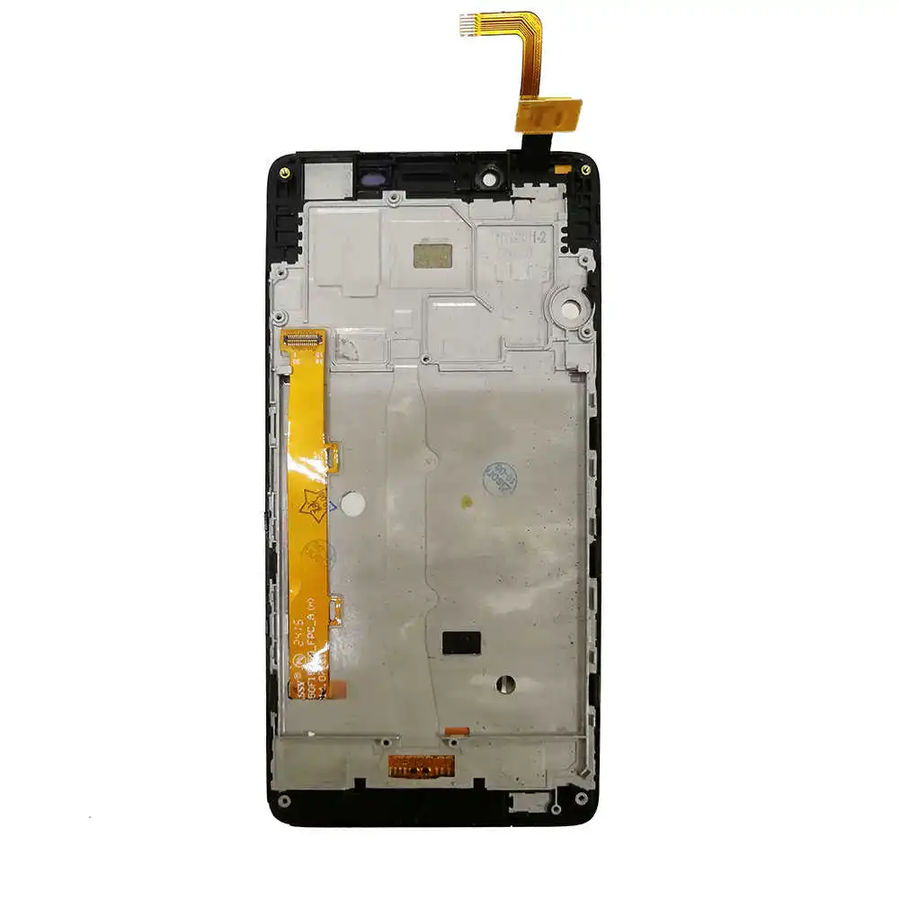 5," ЖК-дисплей с рамкой для lenovo A6010 A 6010 ЖК-дисплей экран в полной комплектации сенсорный датчик дигитайзер сборка Замена A6010 дисплей