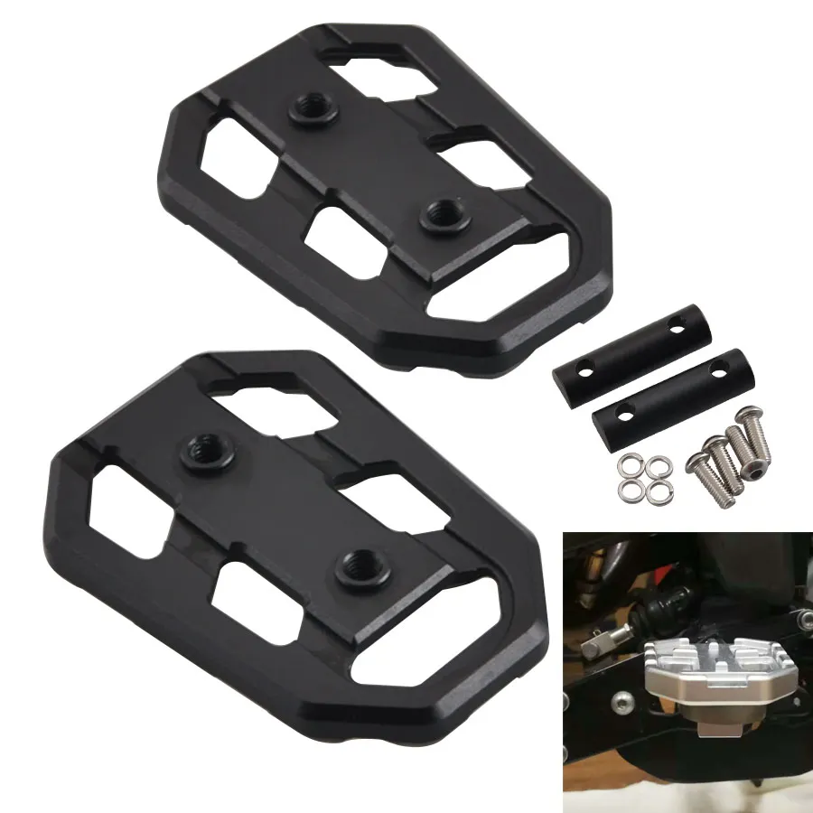 Черный Переднее управление широкая ножная колышка увеличитель расширитель